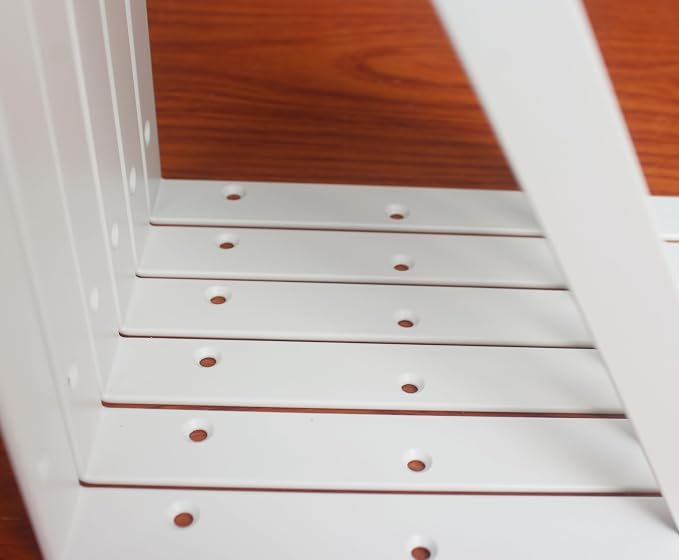 8 Pack L16 x H 10" White Heavy Duty Shelf Brackets - Image 5