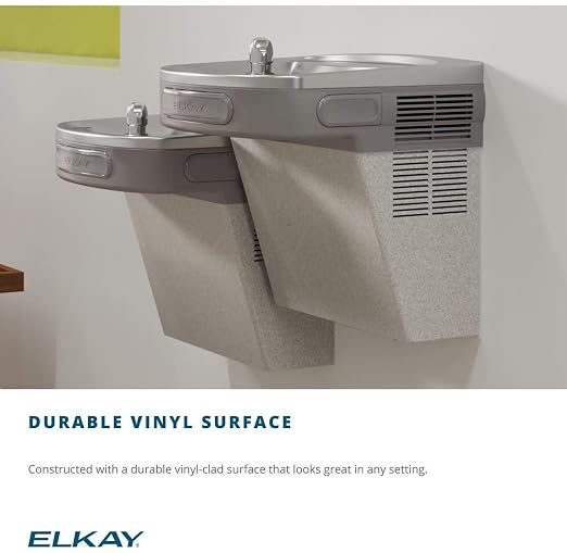 Elkay EZS8L Wall Mount ADA Cooler Non-filtered Refrigerated Light Gray Granite - Image 4