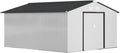 Outsunny 11' x 13' Outdoor Storage Shed, Garden Tool Metal Shed by Outsunny