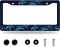 Sea Turtle License Plate Frame Blue Turtles License Plate Stainless Steel Funny by GORSNKYE