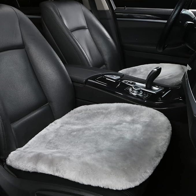 LLB Genuine Sheepskin Car Seat Cushion Seat Covers by LLB
