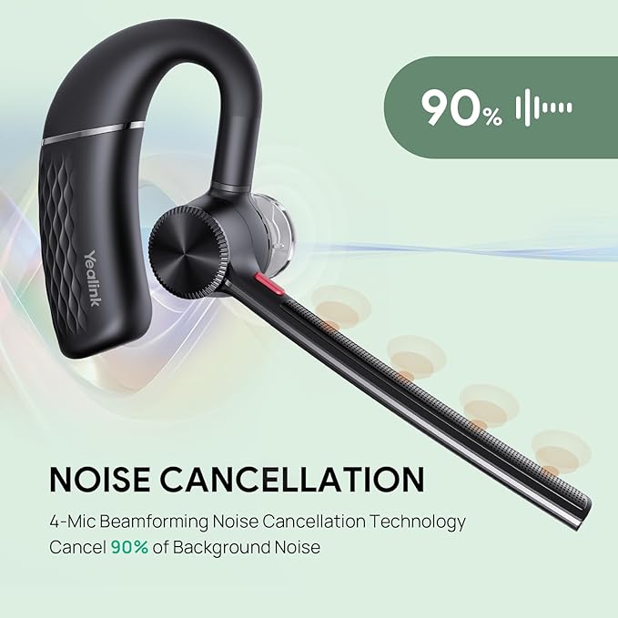 Yealink BH71 Lite Bluetooth Headset, Wireless Earpiece - Image 2
