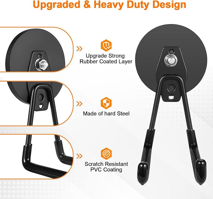 ENUODA Strong Magnetic Hooks Heavy Duty Large Magnet Hooks Heavy Duty Garage - Image 5