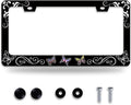 Butterfly License Plate Frame Butterflies Floral License Plate Frames by NEWCOCO