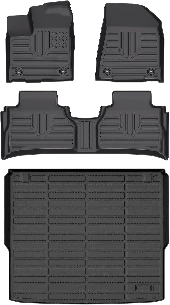 Wayhigh-All Weather Floor Mats and Cargo Mat Set Fit by Wayhigh