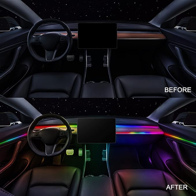 Dreamcolor Acrylic Interior Car LED Strip Light 43-inch, which fit - Image 4