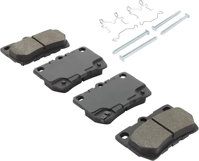 Premium Ceramic Rear Brake Pads Compatible - Image 2