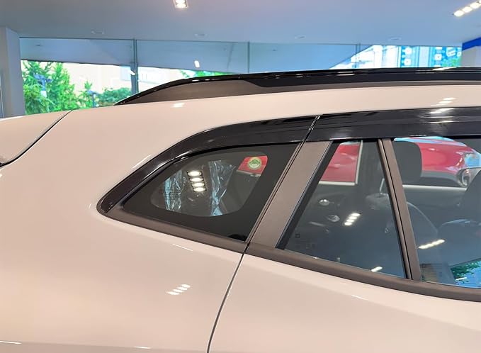 AUTOCLOVER Smoked Window Visor Sun Rain Vent Guard 4p - Image 2