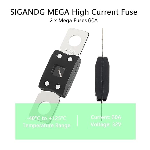 60A MEGA High Current Fuse - 60 Amp Bolt-on Fuse - Image 5