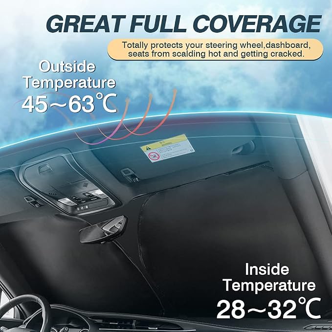 Cartist Windshield Sun Shade Fit - Image 4