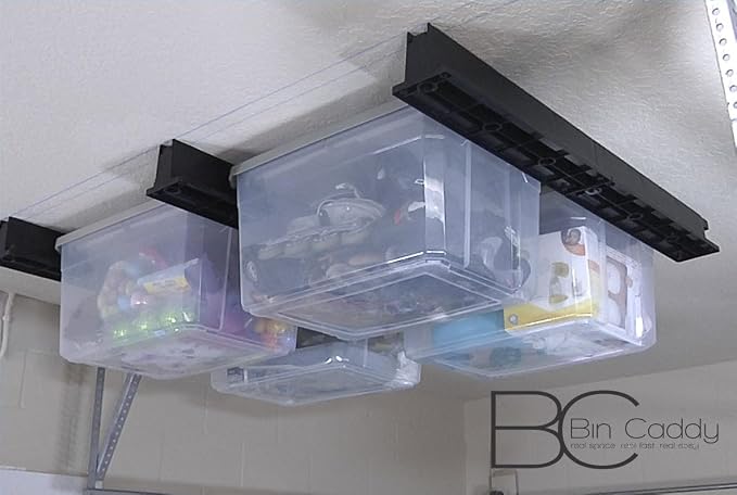 Overhead, Space-Saving Storage Tote Organizational Solution - Image 6