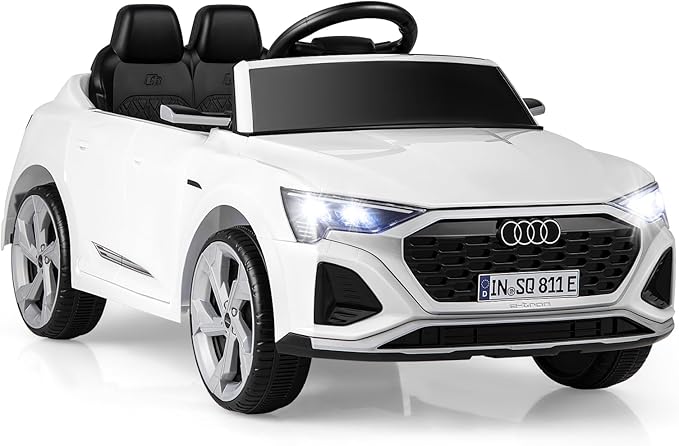 Licensed Audi SQ8 Ride on Car by OLAKIDS, 12V Kids Electric Vehicle by Wherethefairytalebegins