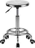 Rolling Stool, Stainless Steel Workbench, Adjustable Swivel Stool Medical 5 by ZWJLIZI