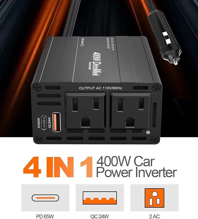 400W Car Power Inverter - Image 2