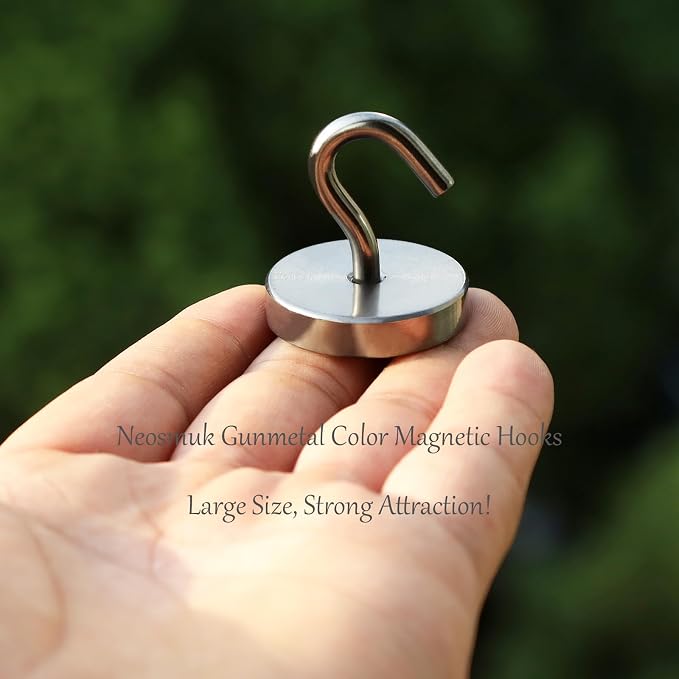 Neosmuk Magnetic Hooks, Cruise Ship Essentials, 120lb+ Heavy Duty Magnetic Hooks - Image 4