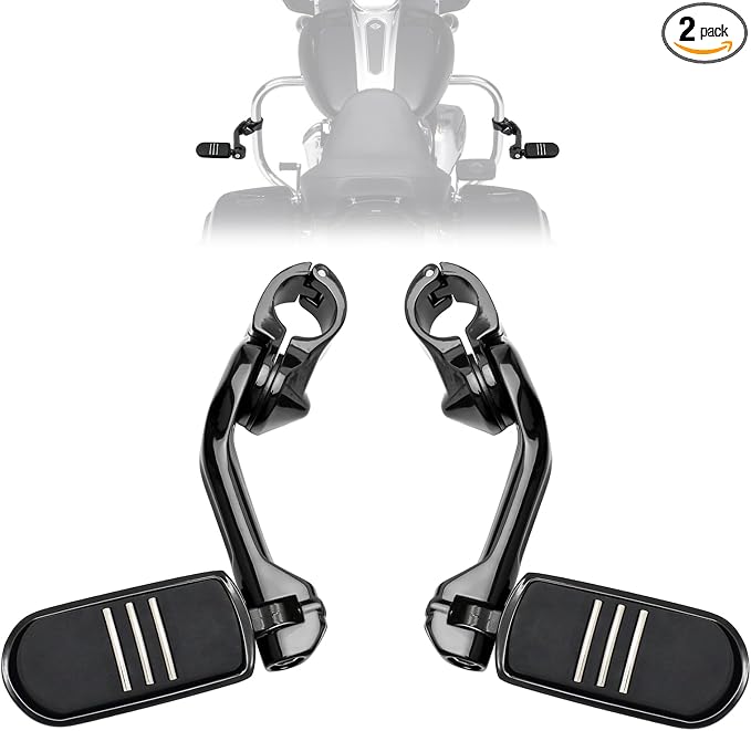 1.25" Highway Footpegs, Motorcycle Adjustable Footrest by totiancong
