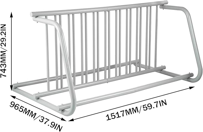 BestEquip 10 Holders Floor Bike Rack, 10-Bike Capacity Dual-Side Storage Stand - Image 4