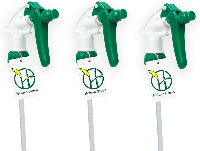 Spray Bottle Nozzle Replacement, Bottle Tops Only by HeluvaGreen
