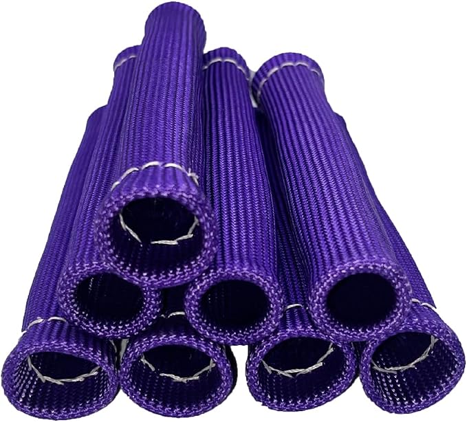 Spark Plug Wire Boots Protection 8 PCS Spark Plug Wire Heat Shield 6 Inches - Image 7