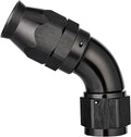EVIL ENERGY 12AN 60 Degree PTFE One Piece Full Flow End Hose Fitting Aluminum by EVILENERGY