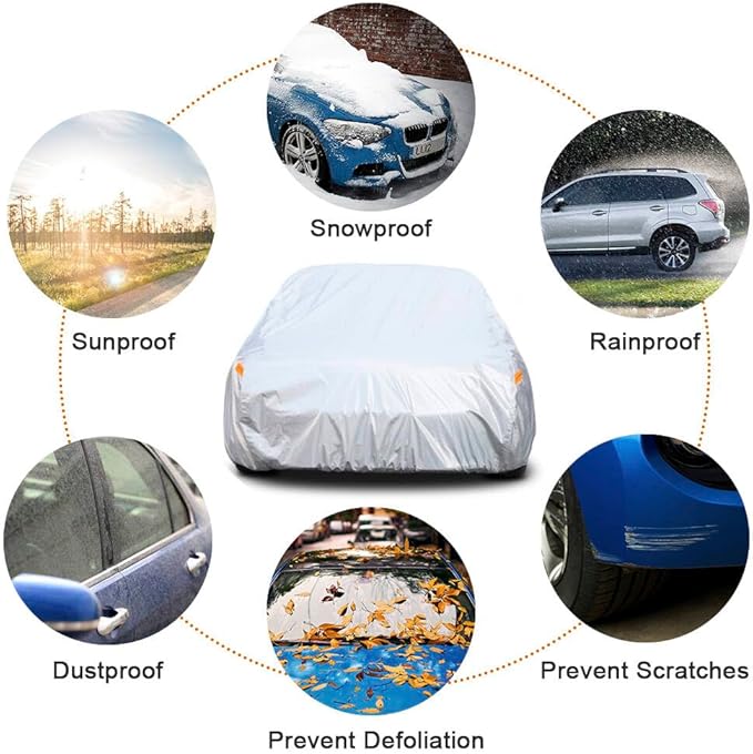 Kayme 6 Layers SUV Car Cover Custom Fit - Image 5