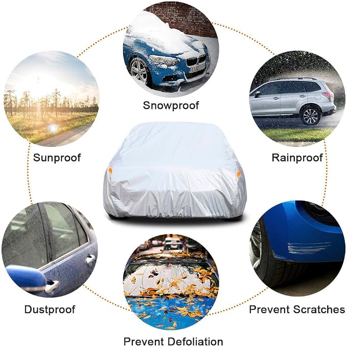 Kayme 6 Layers Coupe Car Cover Custom Fit Toyota MR2 Waterproof All Weather - Image 5