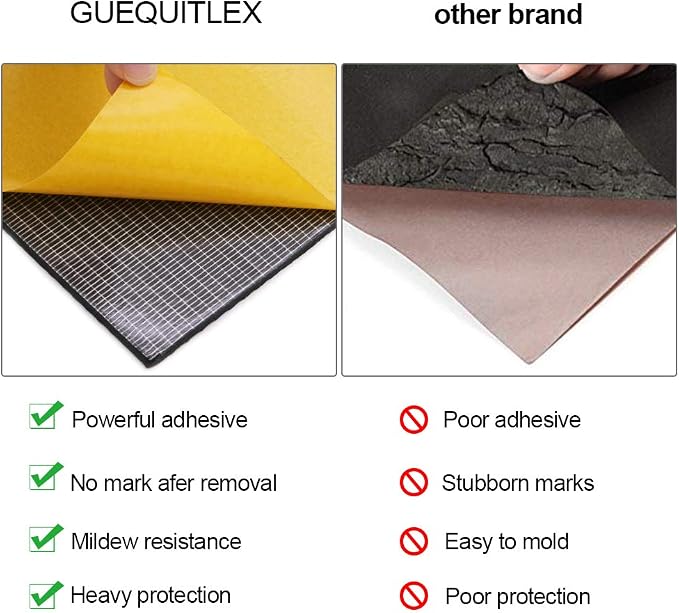 Car Door Protector Bump Body Guard, 2 Pack 79"x 8"x 1/6" Foam Garage Wall - Image 4