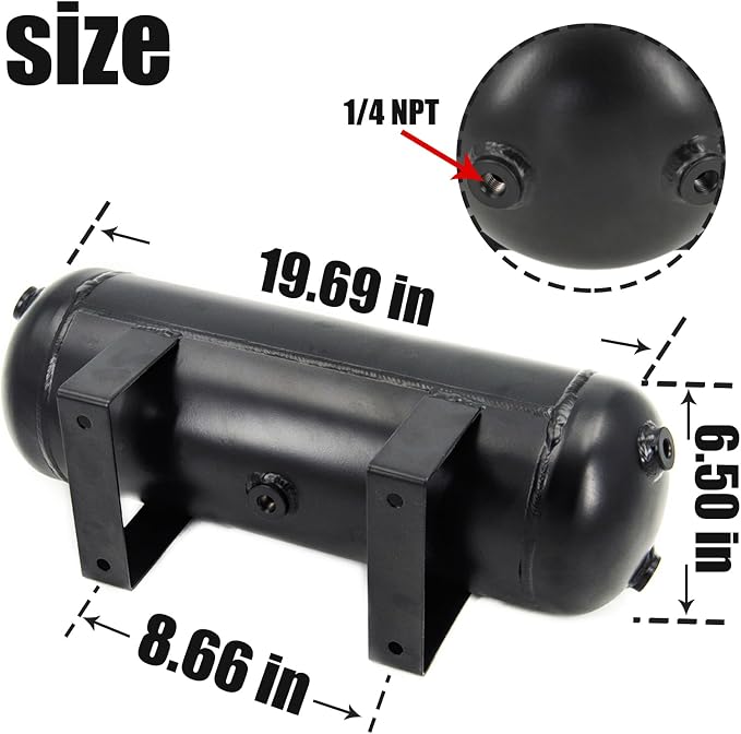 3 Gallon Air Tank with 200PSI Air Compressor - Image 7