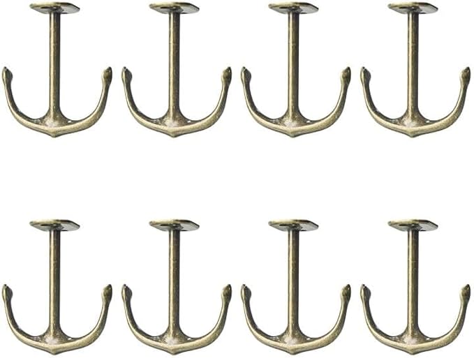 Anchor Two Prong Ceiling Hook for Closet Top Bathroom Kitchen Cabinet Garage by DEEKOUDT