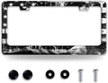 American Flag Eagle Mountains License Plate Frame Funny License Plate Holder by BRAGHRTED