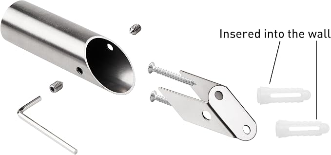 NINETREX Towel Hooks Brushed Nickel Modern Wall Hooks SUS 304 Stainless Steel - Image 4