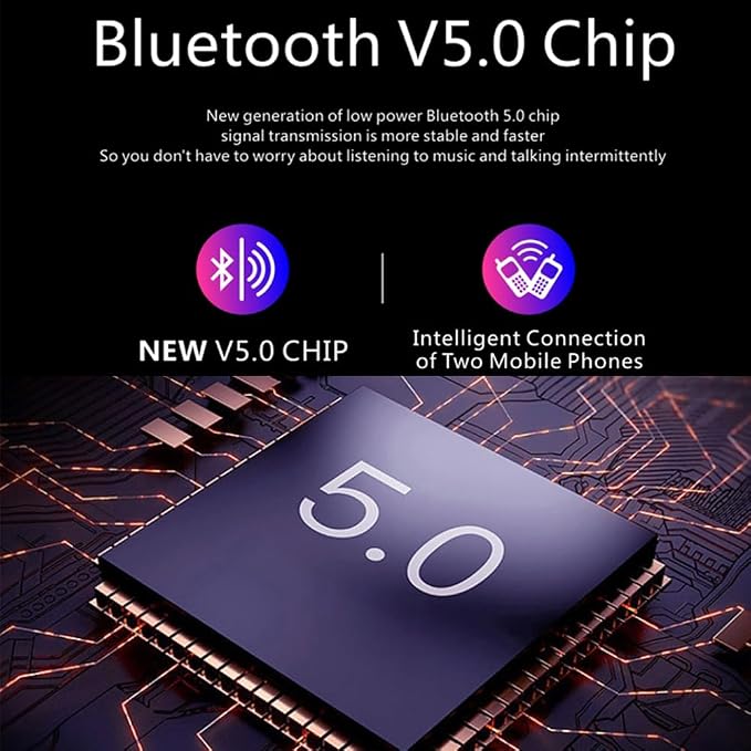 IHAO Bluetooth Earpiece Headphone Dual Noise Cancelling Mic Painless Open-Ear - Image 7