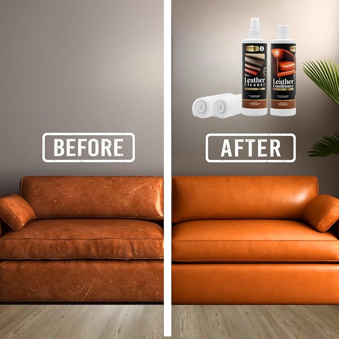 Water Based Solution Leather Conditioner w/Microfiber Cloth - Image 3