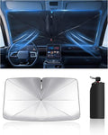 Foldable Windshield Sun Shade Umbrella – Reflective Car Window Cover by Noiclub