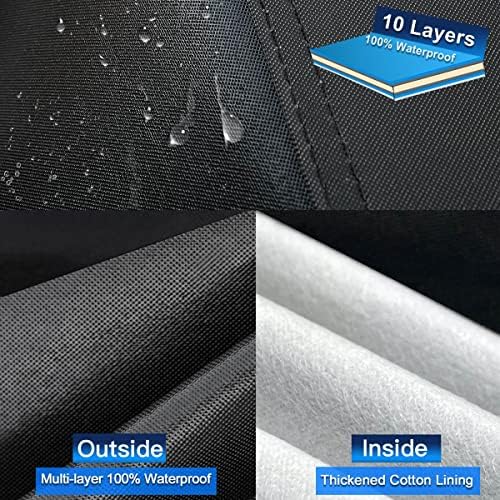 10 Layers Car Cover Custom Fit for Honda Civic Sedan Waterproof All Weather for - Image 2