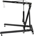 2 Ton Folding Engine Hoist Heavy Duty Carbon Steel Hydraulic Shop Engine Crane by Unknown