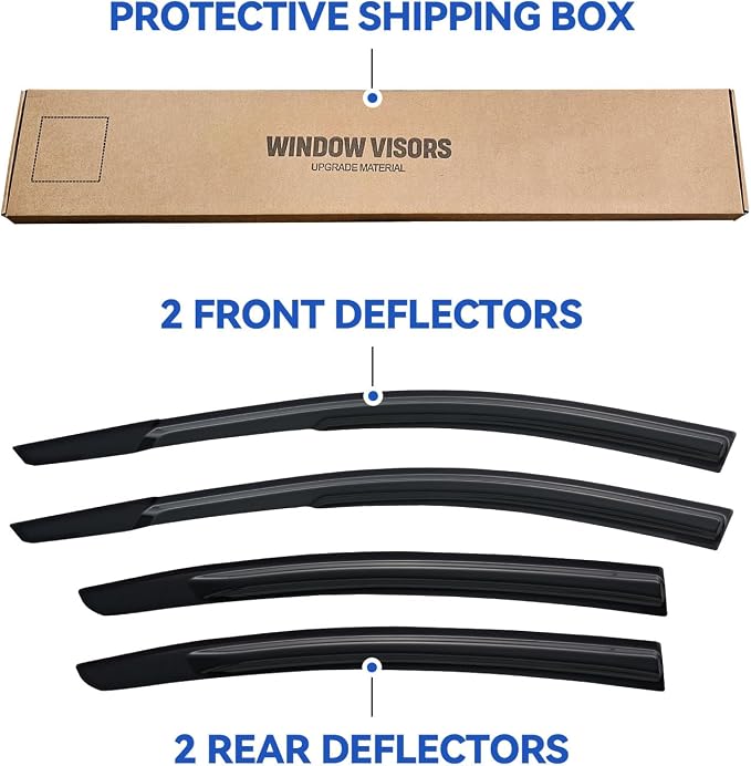 Window Visors Rain Guards Shield - Image 5