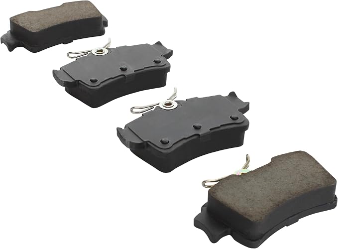 Premium Semi-Metallic Rear Brake Pads Compatible - Image 2