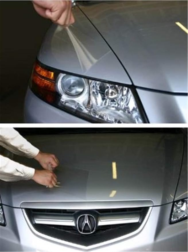 12 by 48 Inches Self Adhesive Headlight, Tail Lights, Fog Lights Tint Vinyl Film - Image 3
