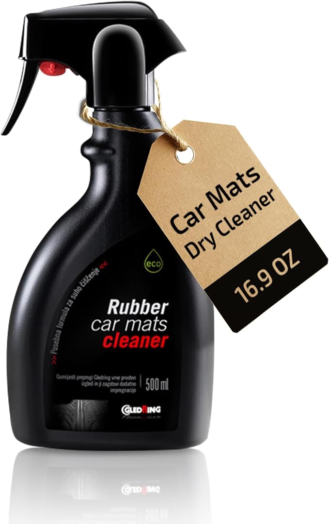 Gledring Rubber Car Mats Dry Wash Cleaner by GledringUSA