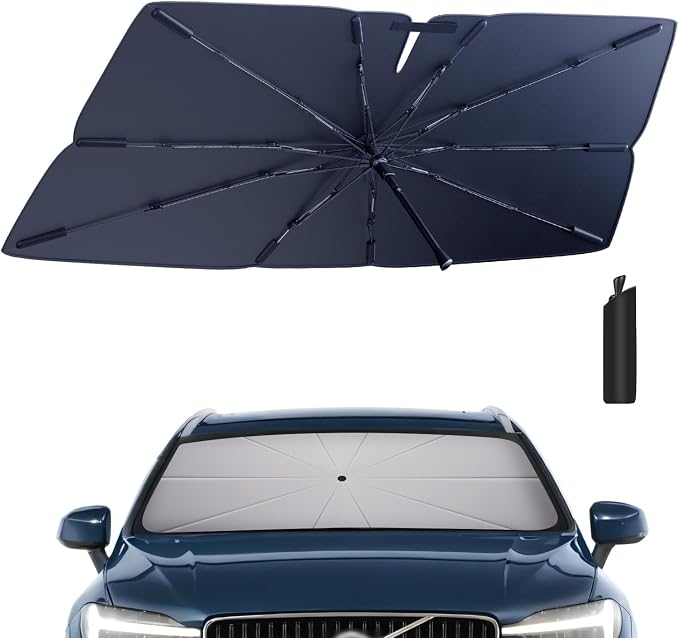 Windshield Sun Shade Umbrella: for Volvo XC60-2018-2024 by HIMUMOY