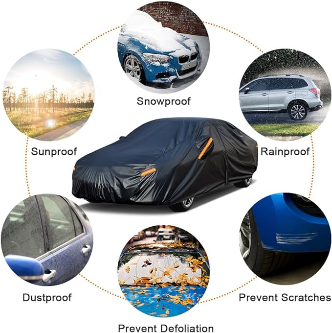 Kayme 7 Layers Car Cover Custom Fit - Image 5
