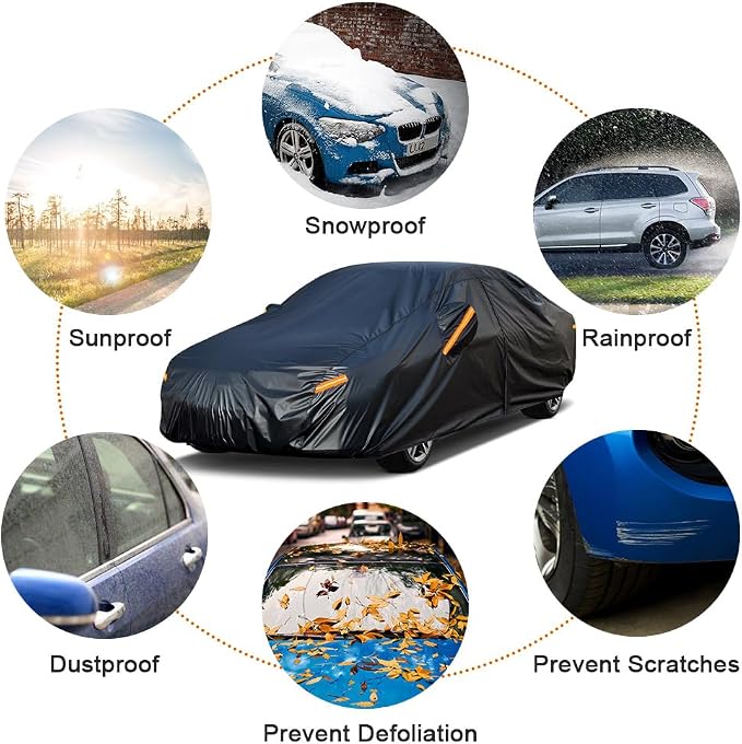 Kayme 7 Layers Car Cover Custom Fit - Image 6