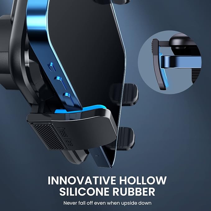 Qifutan Car Phone Holder with Anti-Slip Rubber, 360 Rotating Ball Joint - Image 6