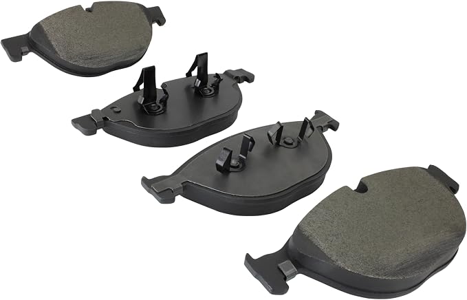 Premium Semi-Metallic Front Brake Pads Compatible - Image 2