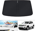 KUST Windshield Sun Shade for 2017-2024 Jeep Compass Accessories Window by KUST
