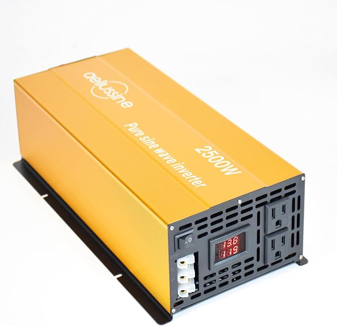 2500W Pure Sine Wave Inverter-36V DC to 110V 120V AC Power Converter by aeliussine