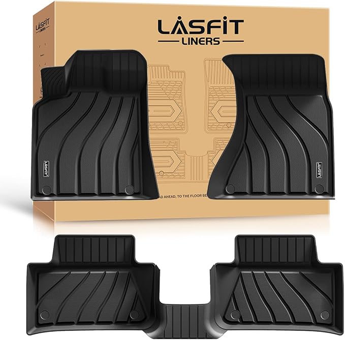 LASFIT Floor Mats for Porsche Macan 2014-2025 All Weather Floor Liner TPE by LASFIT