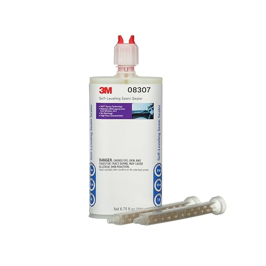3M Self-Leveling Seam Sealer, Quick-Curing Epoxy, 200 mL/6.75 fl oz Cartridge by 3MAutomotive