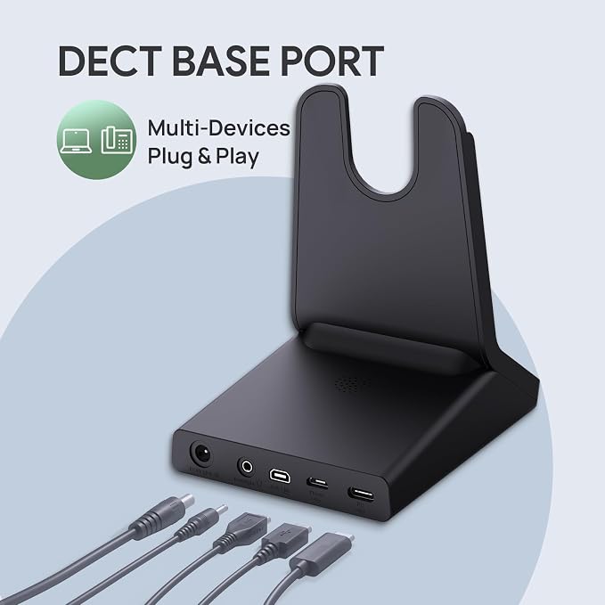 Yealink WH64 Mono Teams Wireless Headset, DECT & Bluetooth Dual-Mode 606 ft - Image 9
